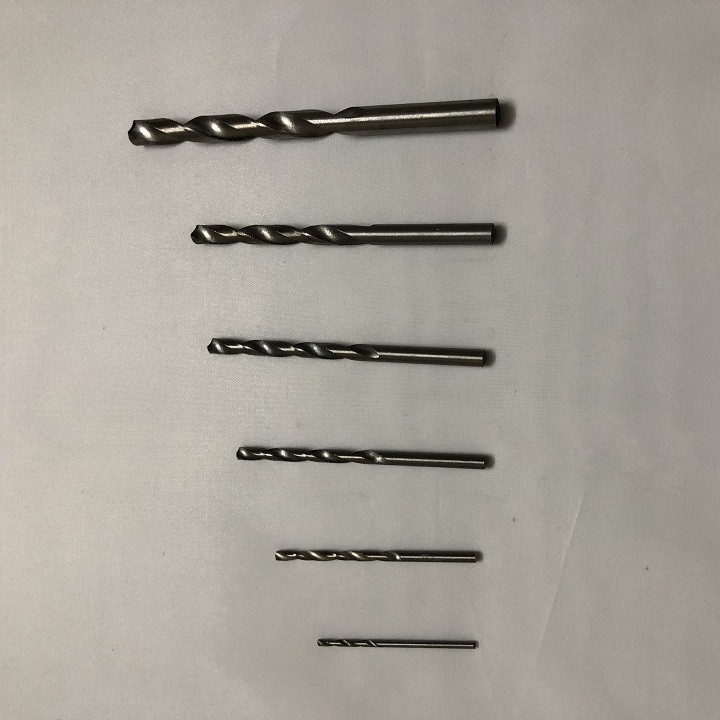 Mũi Khoan, Combo Bộ 6 Mũi Khoan Sắt Khoan Gỗ Nhập Khẩu - Mũi 2mm 3mm 4mm 5mm 6mm 8 mm
