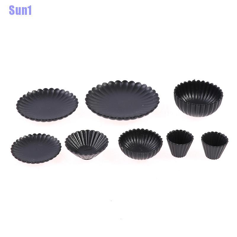 Bộ 8 Mô Hình Đồ Chơi mini Tỉ Lệ 1: 6 Trang Trí Cho Nhà Búp Bê