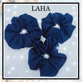 Cột Tóc Scrunchies vải linen mềm mại