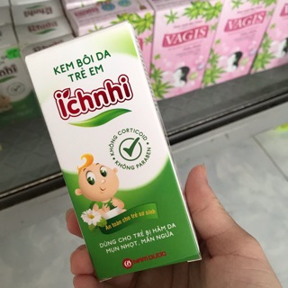 Kem Ích Nhi. Trị hăm tả, côn trùng cắn, mẫn ngứa cho bé