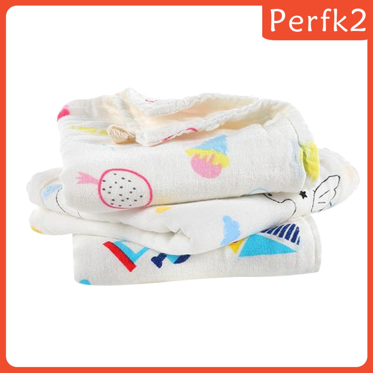 Set 2 Khăn Tắm Cotton Mềm Mại Họa Tiết Đáng Yêu Cho Bé