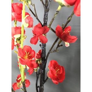 Cành đào đại [ Hoa lụa Lachance , Hoa đào, Hoa lễ tết ] - HTET007 - HTET008 -