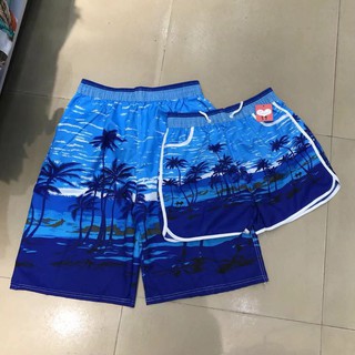 Quần đôi đi biển cây dừa xanh