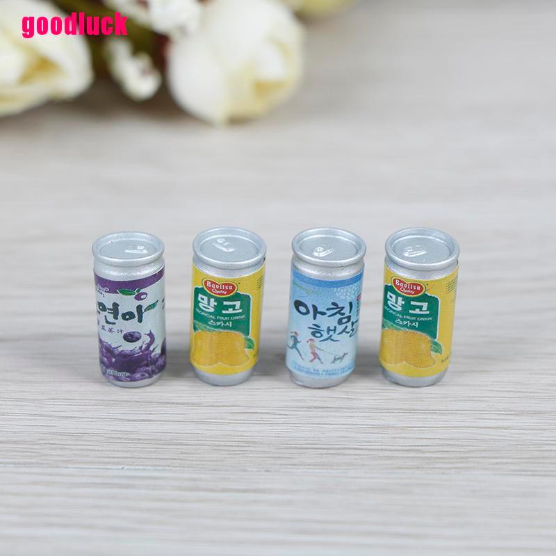 Bộ 4 Bình Nước mini Tỉ Lệ 1: 12 Trang Trí Nhà Búp Bê