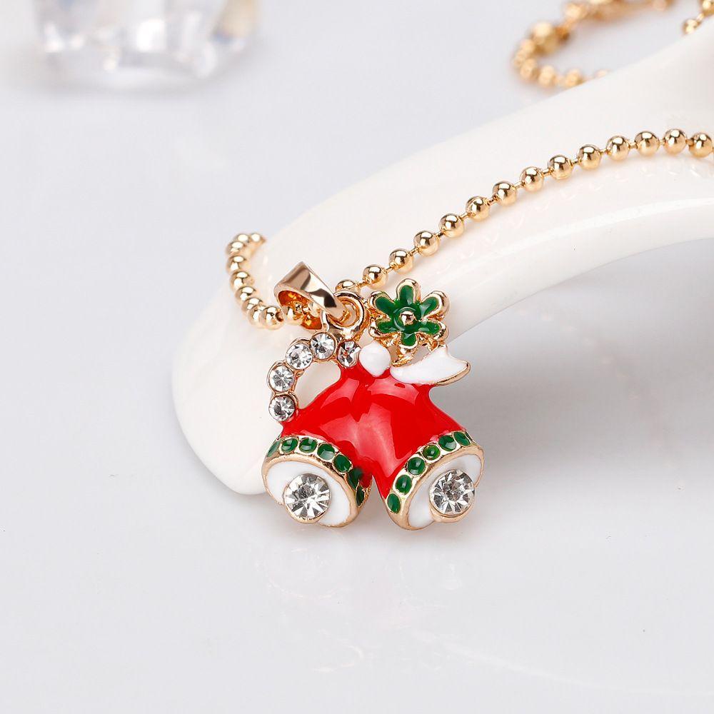 Vòng cổ Gắn Chuông Giáng Sinh Trang Trí Cho Nữ