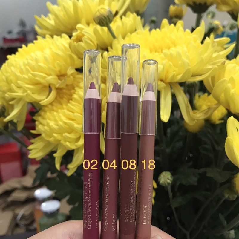 Chì kẻ viền môi Double Wear stay in place lip pencil