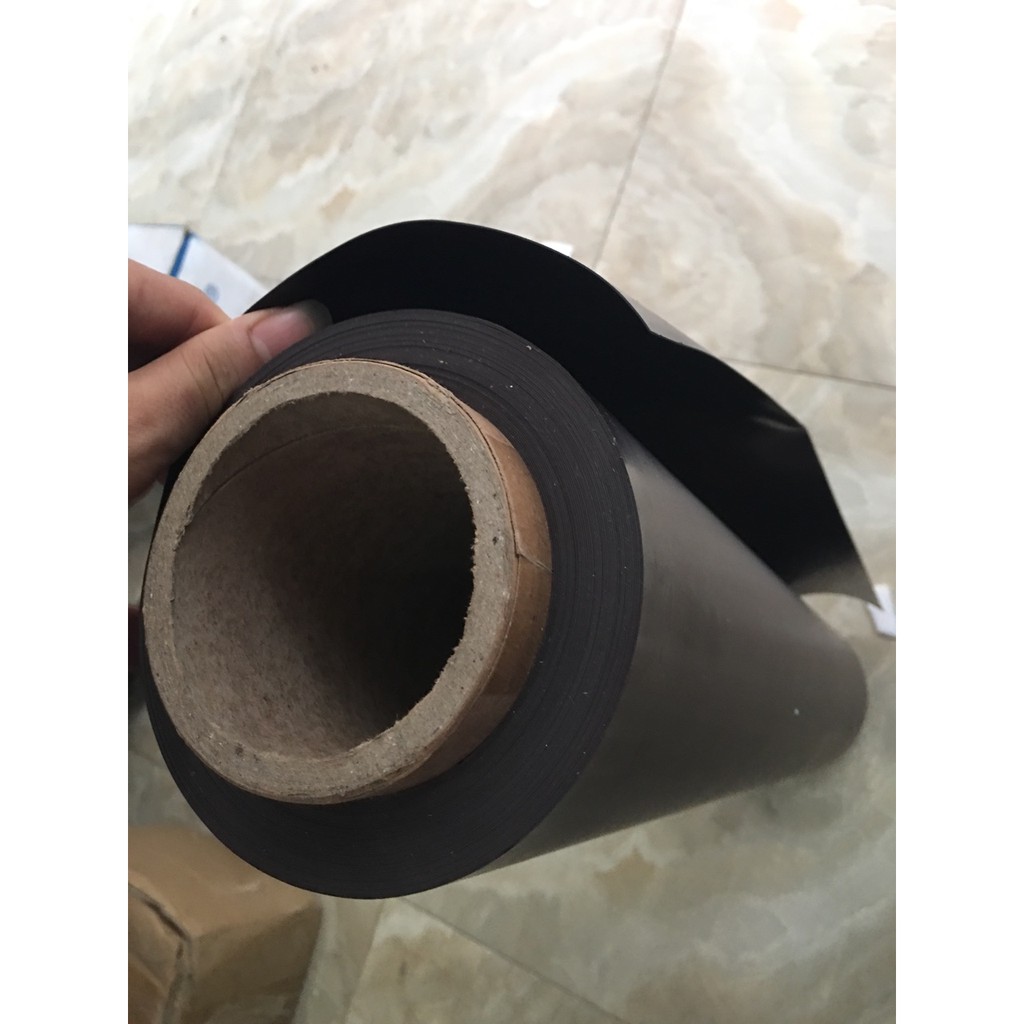 Nam châm dẻo cuộn khổ rộng 620mm, dày 0.5mm, 0.75mm, 1mm, 2mm, dài 1000mm