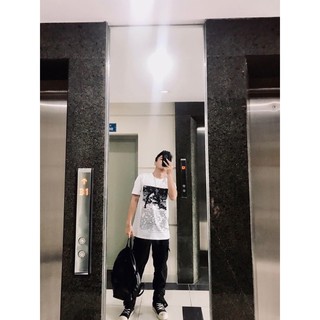 Cargo Loose Pants Side 5-Snap Button/ Quần kaki nam