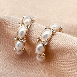 Bông Tai Bạc 925 Hình Vỏ Sò Đính Đá Opal Phong Cách Hàn Quốc