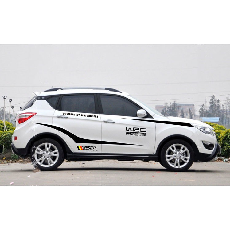 Bộ Tem Dán Sườn Xe ô Tô RS-R Racing Sport Ms-328