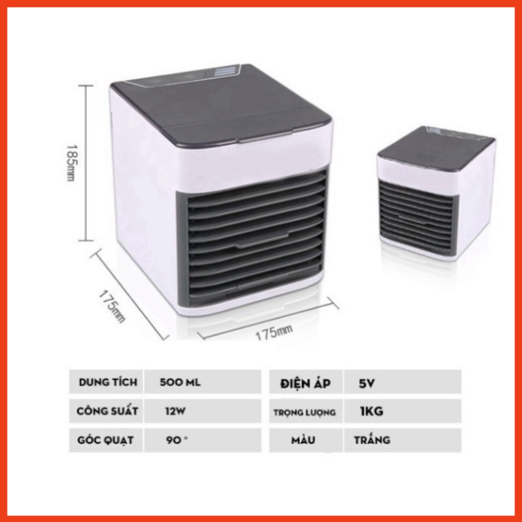 Quạt Điều Hòa Mini Để Bàn Nhỏ Gọn - Điều Hoà Hơi Nước Mini Siêu Mát