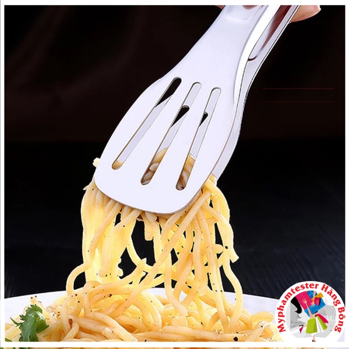 (HÀNG ĐẸP) Kẹp gắp inox 304 không gỉ, chống trơn trượt