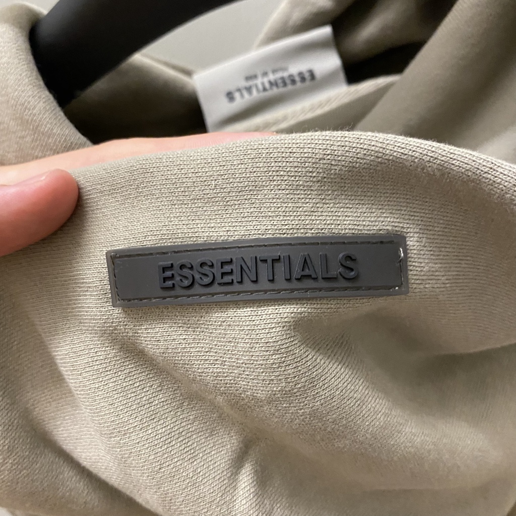 Áo hoodie FEAR OF GOD FOG ESSENTIALS SS21 Taupe bản cao cấp, Áo khoác nỉ form rộng ESSENTIALS chất liệu nỉ bông oversize