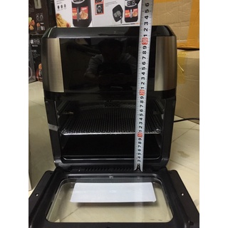 Nồi chiên không dầu TOMOKO Nhật Bản DUNG TÍCH SIÊU LỚN 12L Màn hình CẢM ỨNG, Lồng quay, Tầng nướng - BH 12 THÁNG