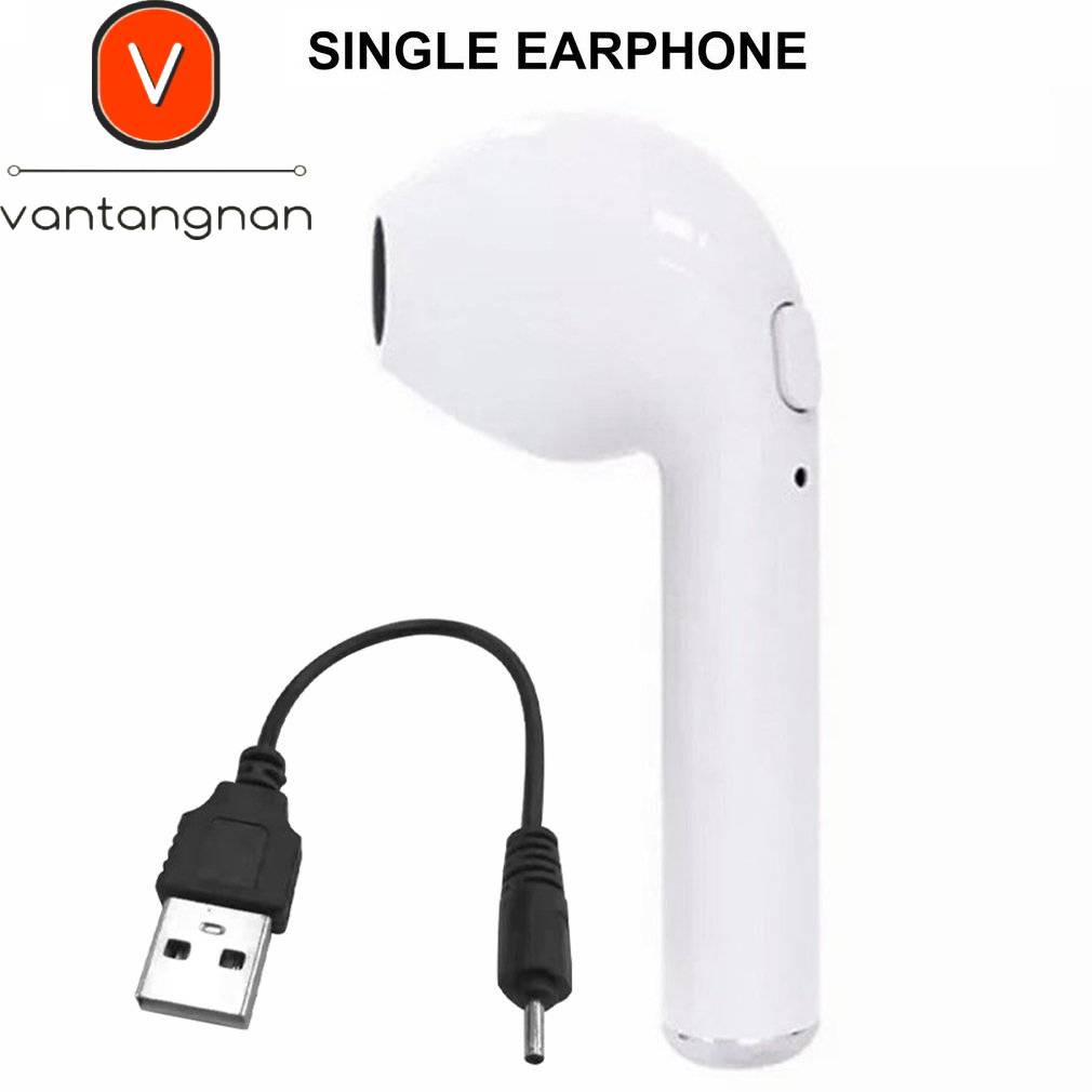 🌛Fast delivery 🌛I7 Tai nghe đơn không dây Tai nghe nhét tai Mini Universal Universal Ear Earphones