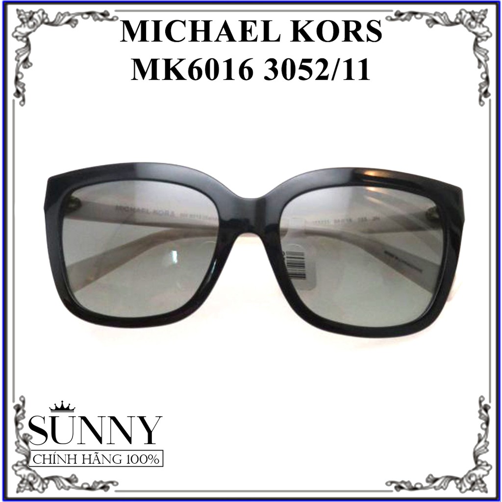 MK6016 - kính mát thời trang Michael Kors chính hãng, thiết kế dễ đeo bảo vệ mắt