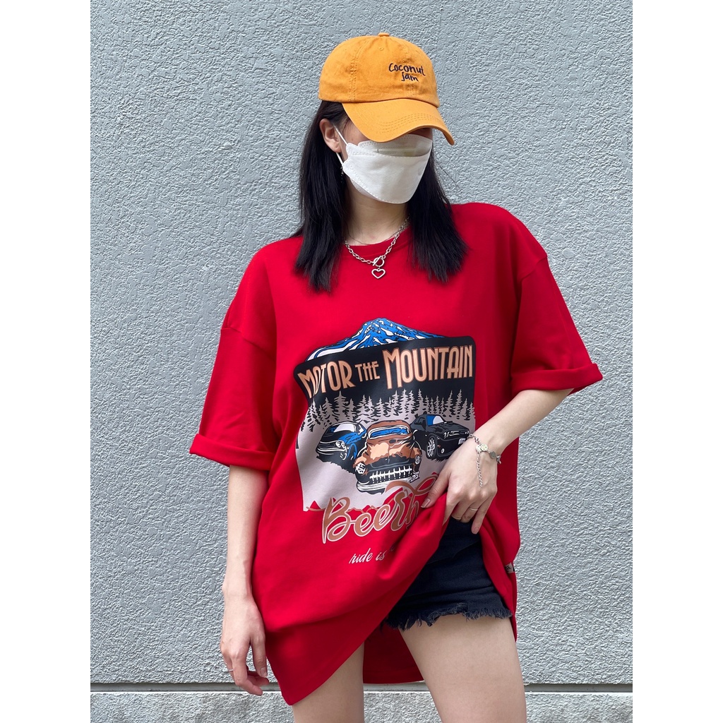 ￼Áo thun tay lỡ BEERBRO RIDE form rộng cotton unisex nam nữ (Ảnh thật/Có sẵn) | WebRaoVat - webraovat.net.vn