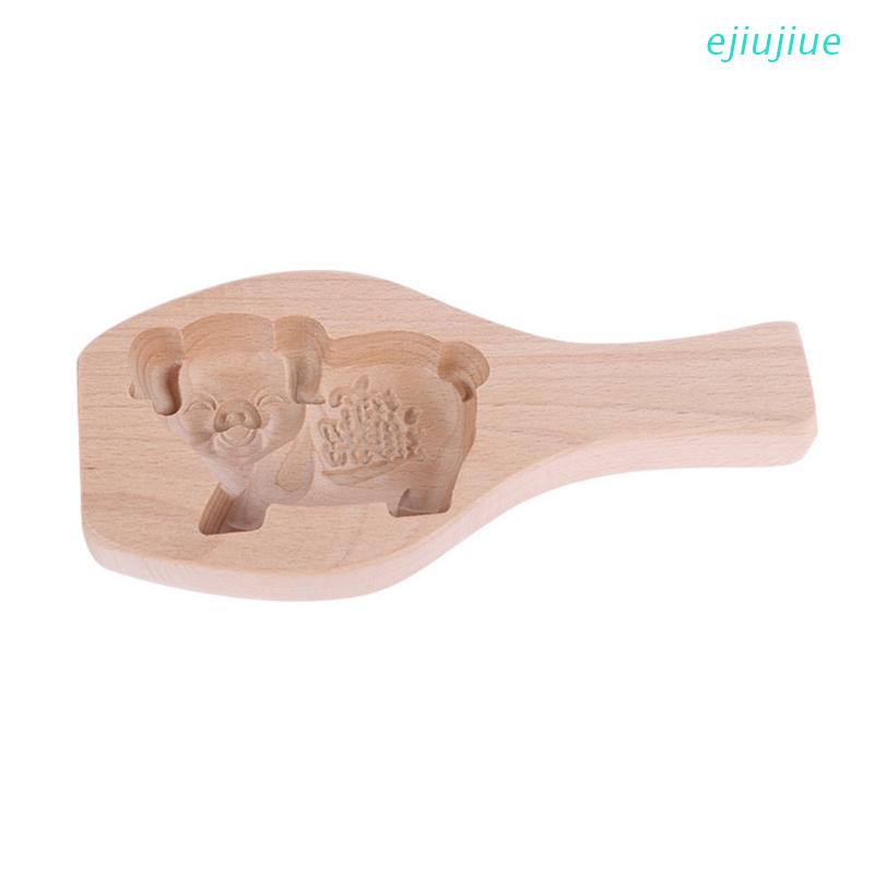 Khuôn Làm Bánh Trung Thu/Bánh Trung Thu Hình Chú Heo Handmade Bằng Gỗ