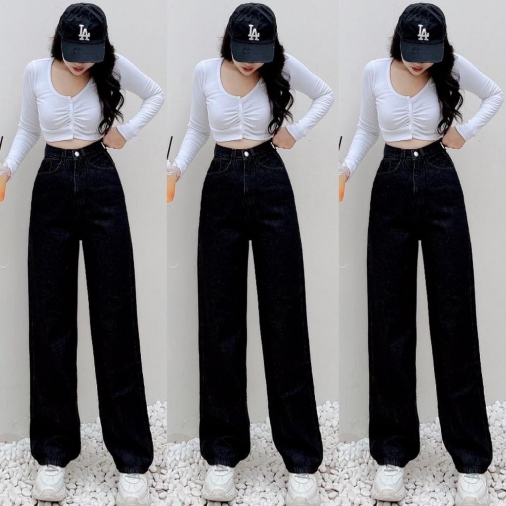 Quần jean nữ cạp cao Uniex cho nữ chất bò dày dặn không phai màu, không co giãn thoải mái khi mặc MT5100-5121