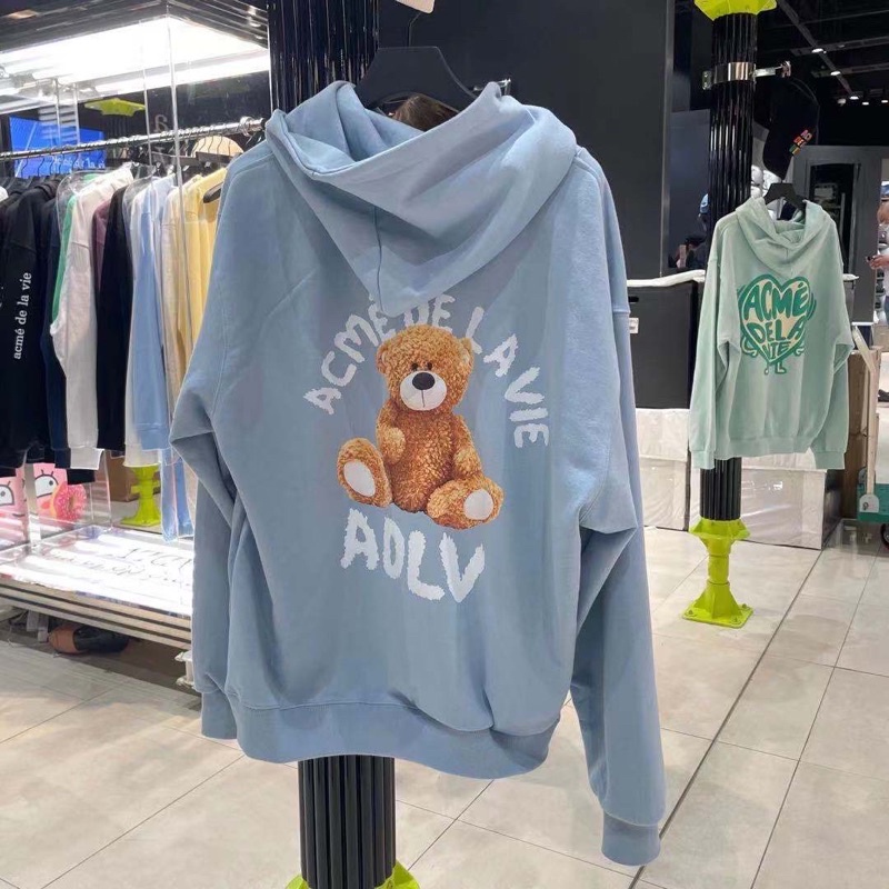 Áo nỉ hoodie ADLV   Teddy baer (bear doll ), áo nỉ mũ gấu form rộng unisex street wear , Cocmer_vn | BigBuy360 - bigbuy360.vn