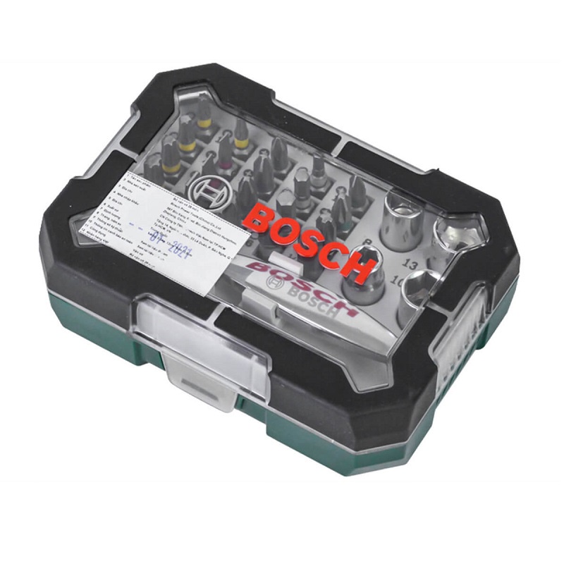 Bộ dụng cụ mở ốc vít 26 chi tiết Bosch 2607017322
