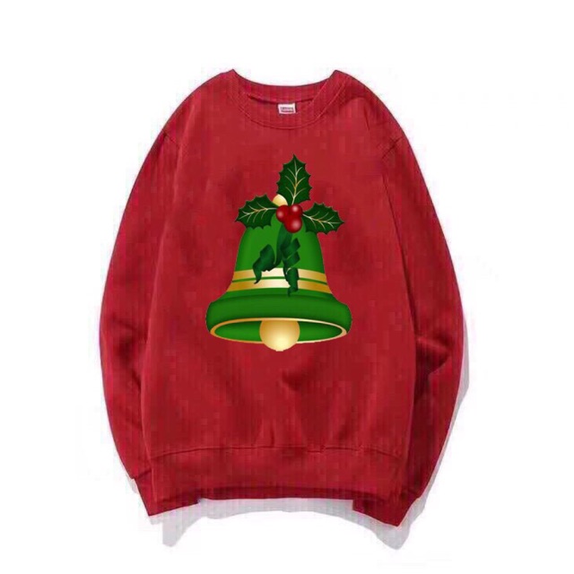 Áo nỉ sweater nam nữ chuông noel có bigsize đên 100kg | BigBuy360 - bigbuy360.vn
