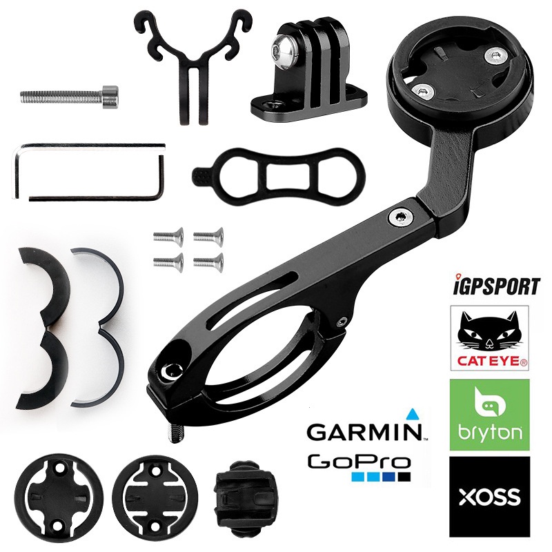 Xe đạp Máy tính Giá đỡ Máy ảnh GOPRO Đèn pha máy ảnh thể thao cho Garmin / BRYTON / CAREYE / Xoss / bryton