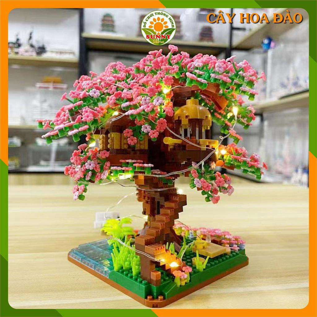 Mô hình lắp ghép 3D Phong cảnh Hoa đào tuyệt đẹp - Hai mẫu khác nhau - 2100-:-3600pcs - Sunny