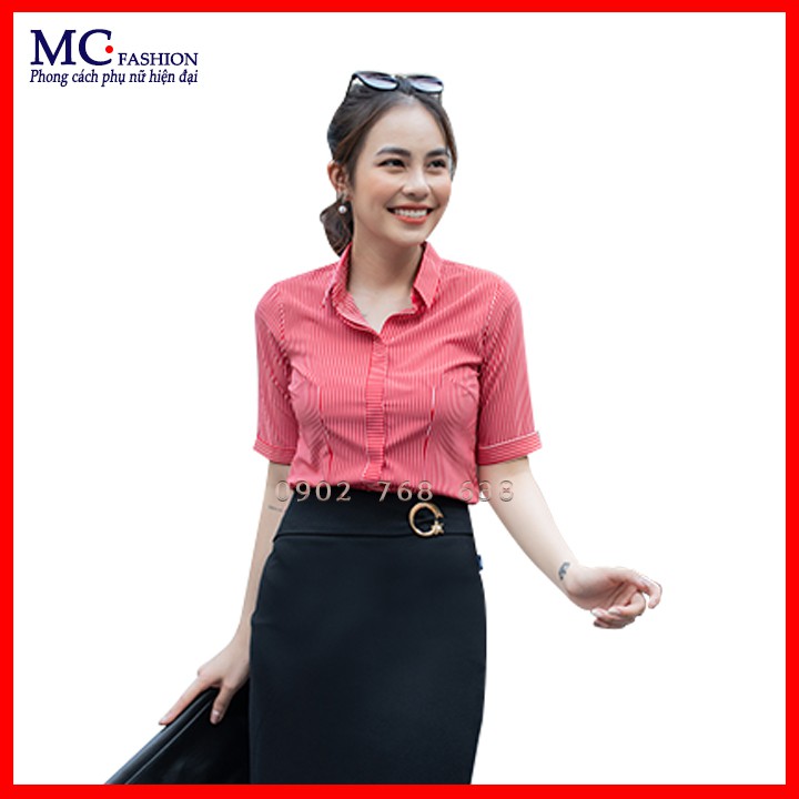 Sơ mi công sở nữ tay lỡ mc fashion a630