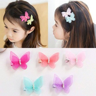 Kẹp tóc hình bươm bướm cho bé gái