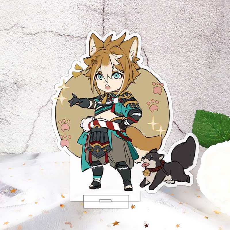Móc Khóa Hình Nhân Vật Game Genshin Zhongli Dễ Thương
