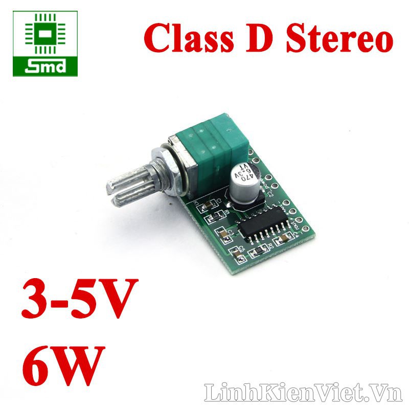 Module loa mini 2x3W PAM8403 (loại có chiết áp)