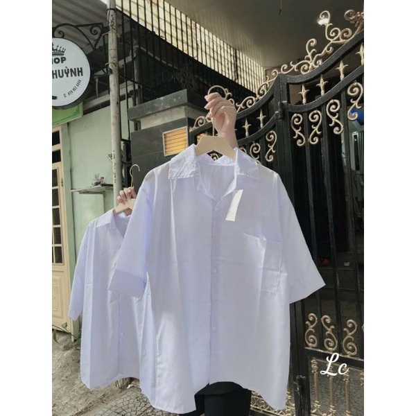 Áo sơ mi cộc tay loại 1túi sll, phục vụ ce, đi học, đi chơi,..vv