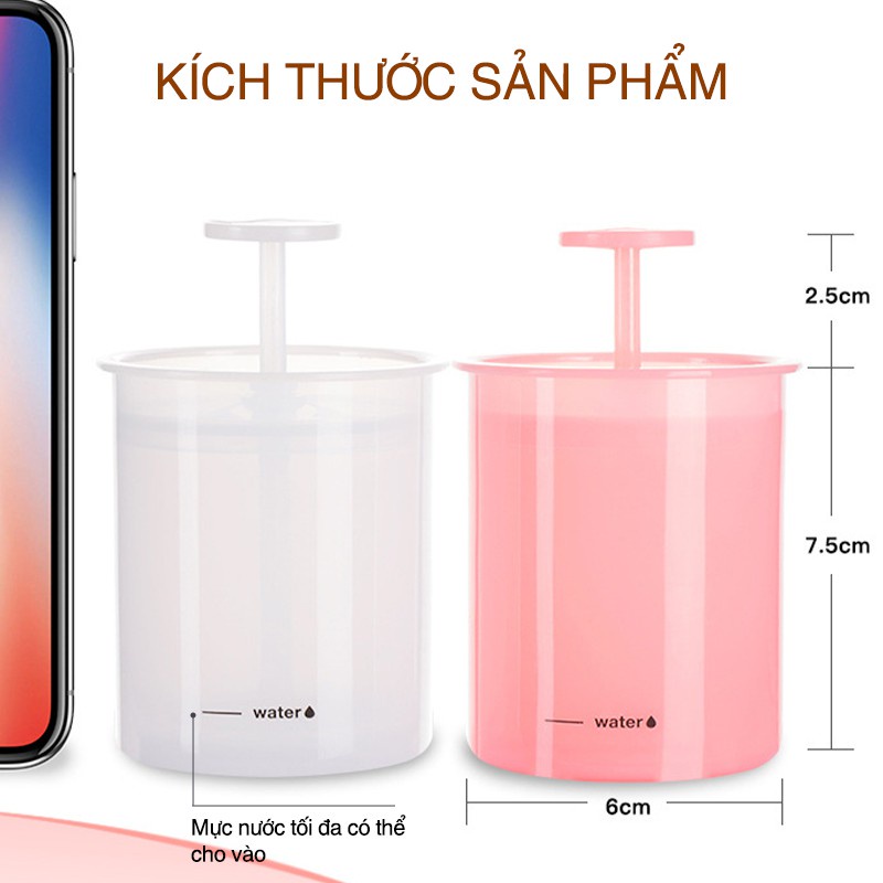 Cốc Tạo Bọt Sữa HOT Tạo Bọt Rửa Mặt Thời Trang Thiết Kế Tiện Dụng Cho Gia Đình, Phù Hợp Với Mọi Người