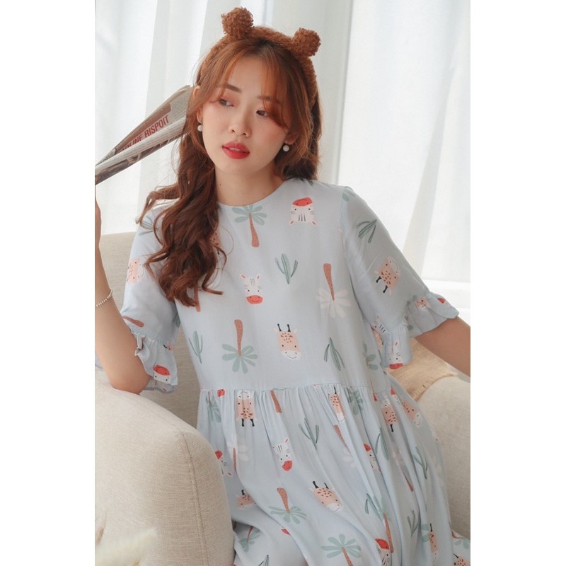 Váy ngủ SOFT VER - Váy ngủ chất lanh nhật siêu mát