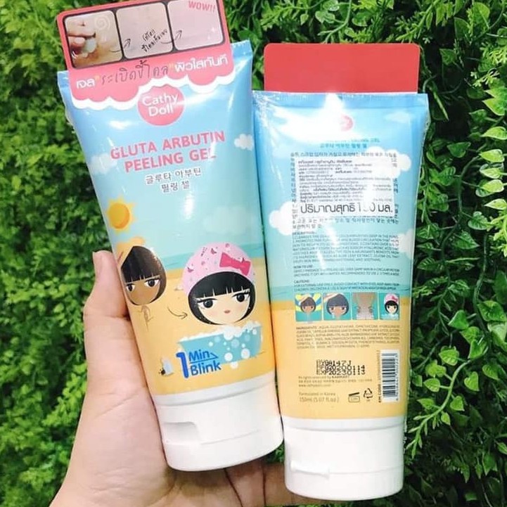 GEL TẨY TẾ BÀO CHẾT - NHẢ NẮNG CATHY DOLL GLUTA ARBUTIN PEELING GEL CHÍNH HÃNG - 6851