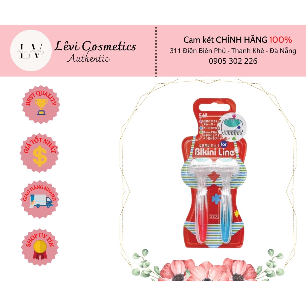 SET 2 dao cạo bikini line Kai nhật bản