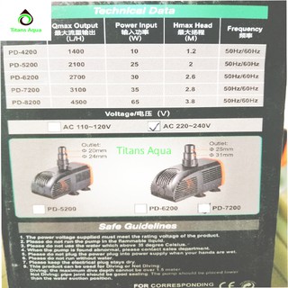 Máy bơm Periha PD - máy bơm hồ cá