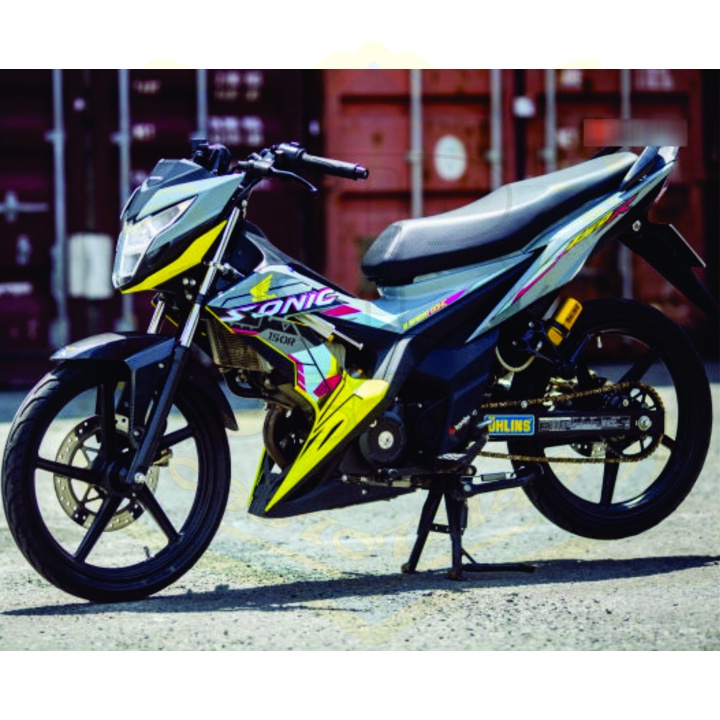 ( Quí khách vui lòng mang ra tiệm cho thợ dán ) Tem sonic 150