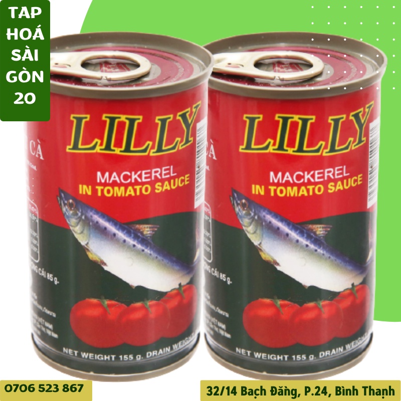 Cá Nục Sốt Cà LILLY 155g