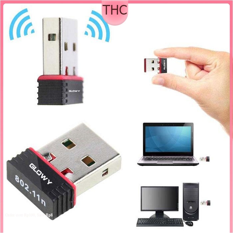 Bộ thu USB Wifi 150mbps Không Râu _ USB Wifi Gloway GW511