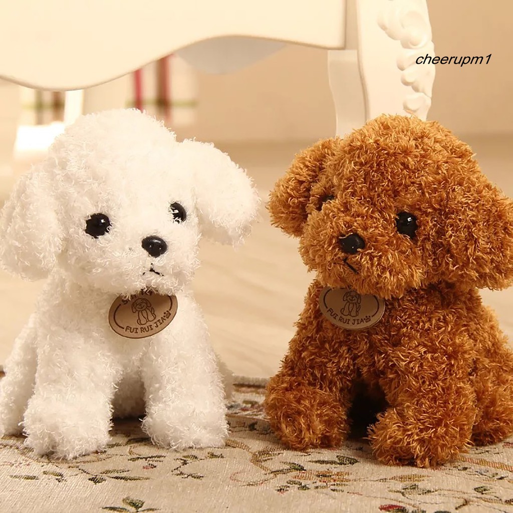 Gấu nhồi bông kiểu chú chó poodle đáng yêu cho bé