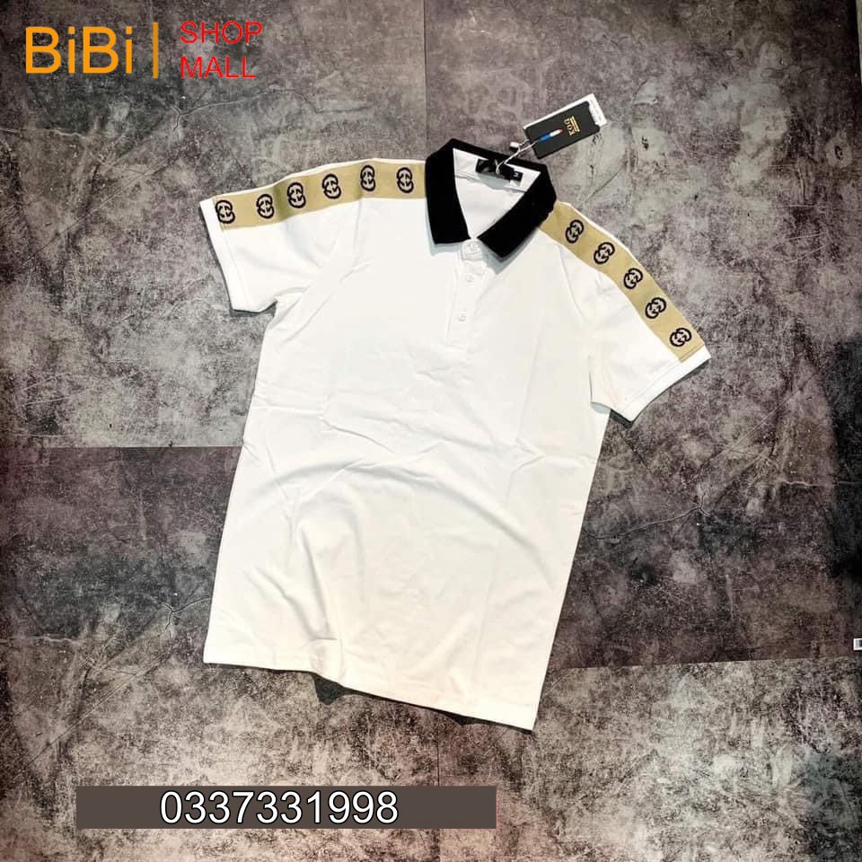 Áo Thun Nam Polo Cổ Bẻ Chạy Dây Vai Phối CG BB6 - | BigBuy360 - bigbuy360.vn
