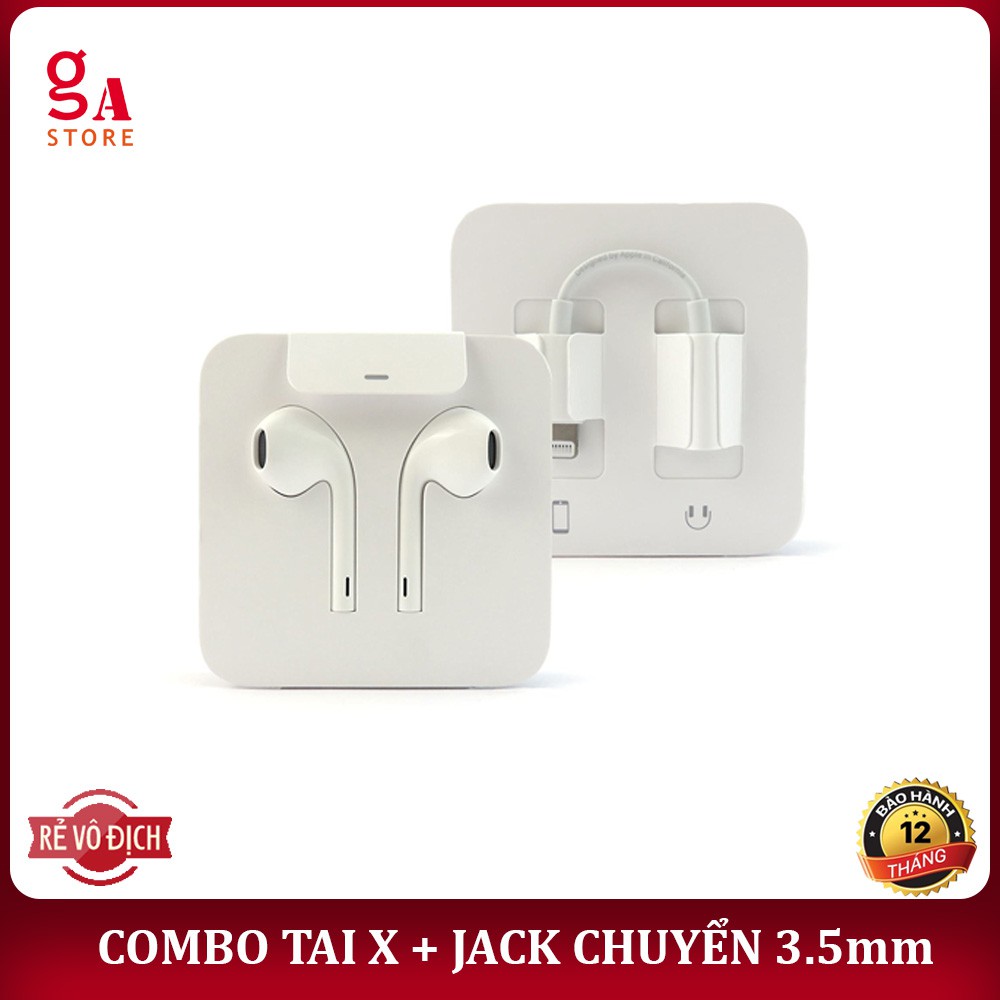 Combo Tai X & Jack chuyển 3.5mm