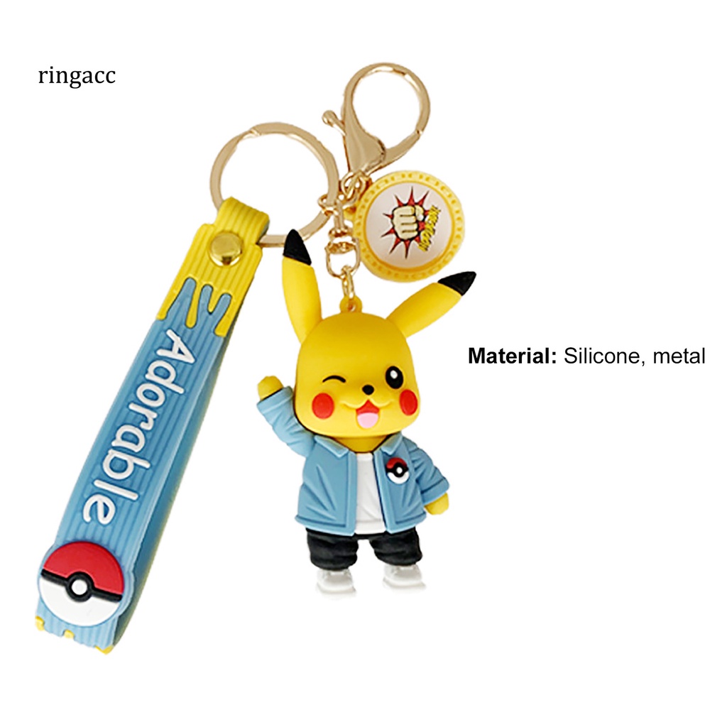 Móc Chìa Khóa Mềm Hình Nhân Vật Hoạt Hình Rga Có Thể Giặt Sạch