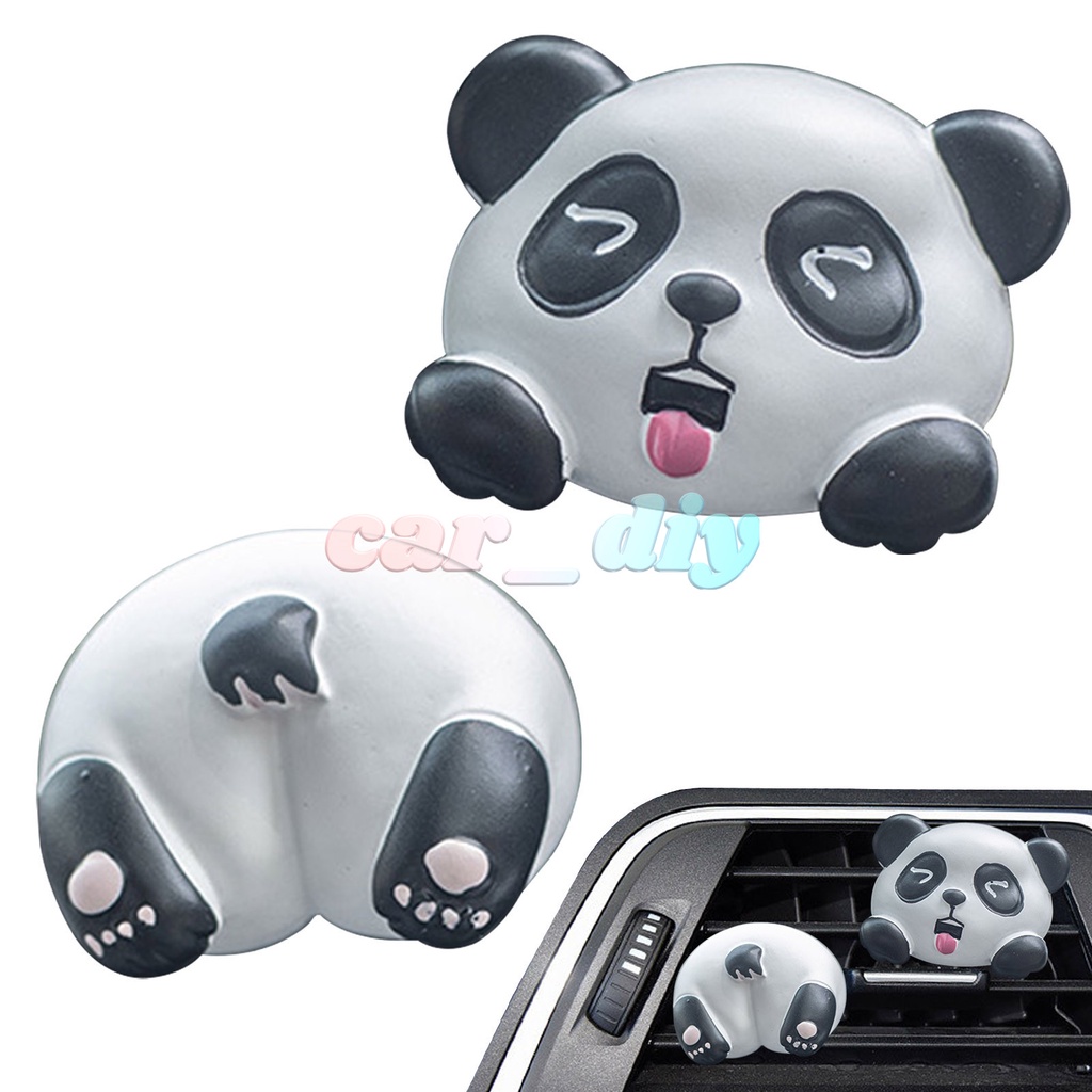 Kẹp Khuếch Tán Hương Thơm Gắn Điều Hòa Xe Hơi Hình Đầu Động Vật Hoạt Hình Dễ Thương