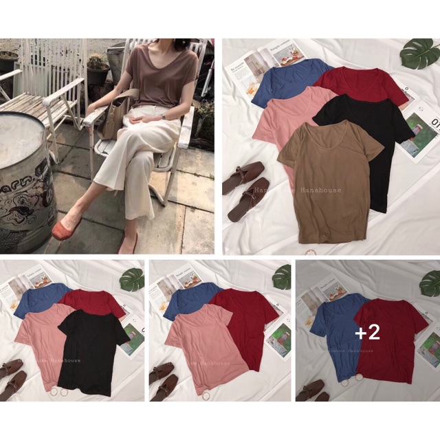 Áo pull cổ tim