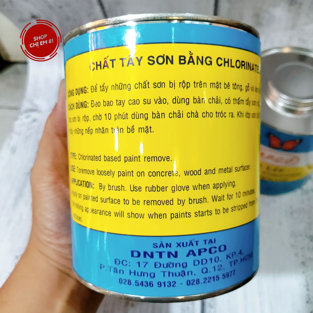 Tẩy Sơn ACPO Trên Bề Mặt Kim Loại Dung Tích 1 Lít