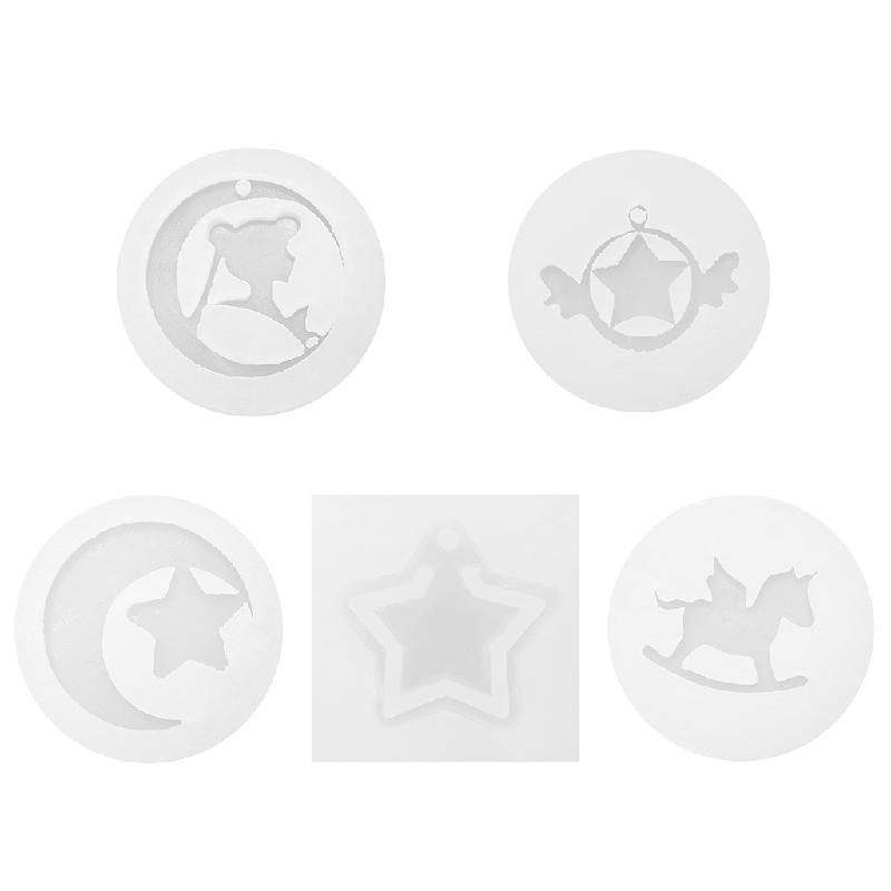 Sa Khuôn Silicone Làm Mặt Trang Sức Hình Ngựa 3D