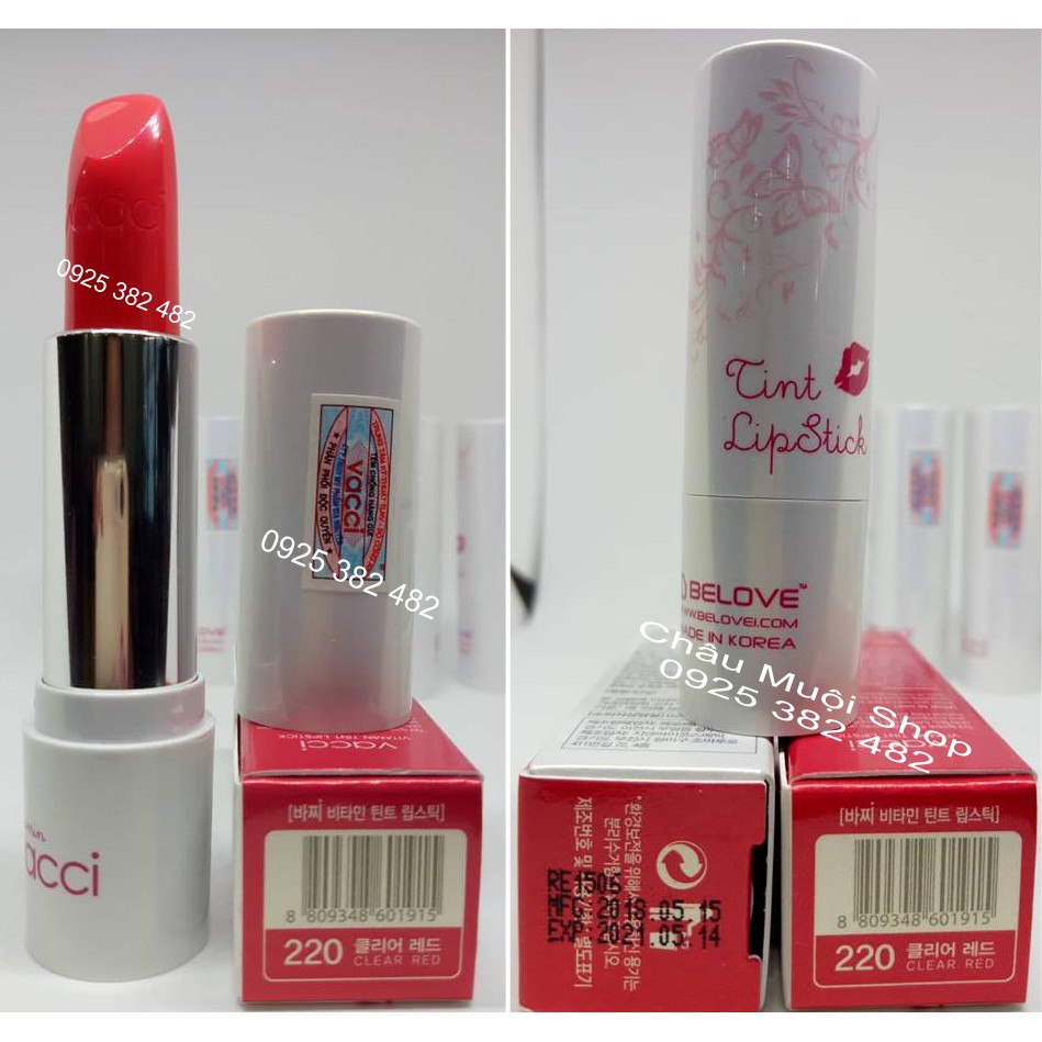 Xả Lỗ (date 05/2022) Son Vitamin Cao Cấp Dưỡng Môi Lâu Phai Vacci  Vitamin Tint Lipstick